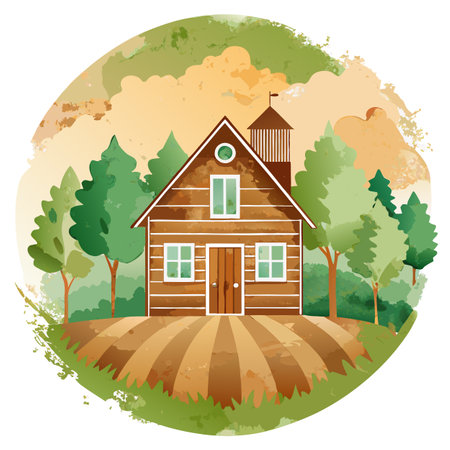 Watercolor Textured Background Vector Illustrationのイラスト素材