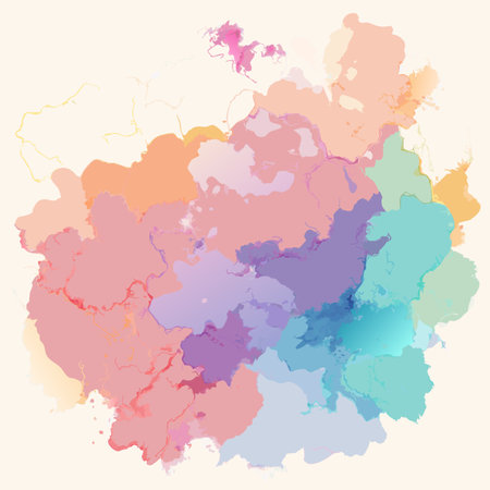 Watercolor Textured Background Vector Illustrationのイラスト素材