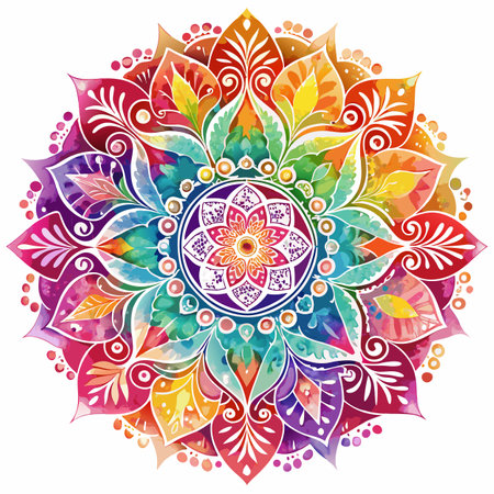 Watercolor Textured Background Vector Illustrationのイラスト素材