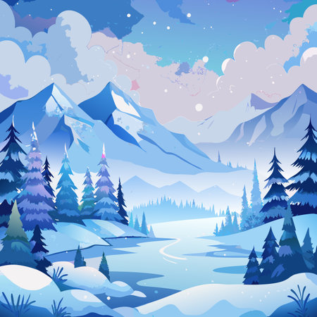 Watercolor Textured Background Vector Illustrationのイラスト素材