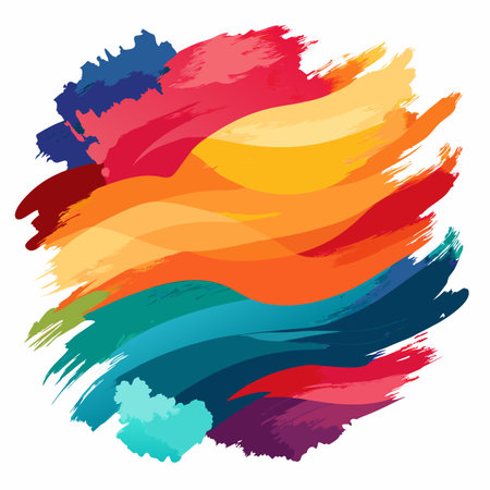 Watercolor Textured Background Vector Illustrationのイラスト素材