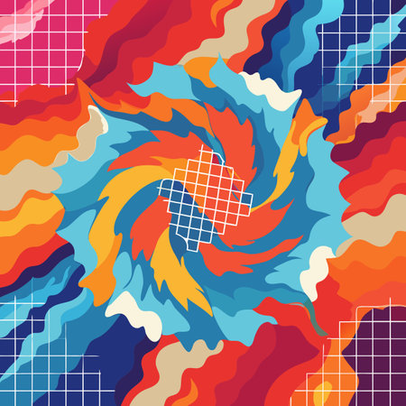 Watercolor Textured Background Vector Illustrationのイラスト素材