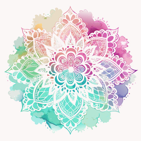 Watercolor Textured Background Vector Illustrationのイラスト素材