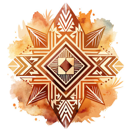 Watercolor Textured Background Vector Illustrationのイラスト素材