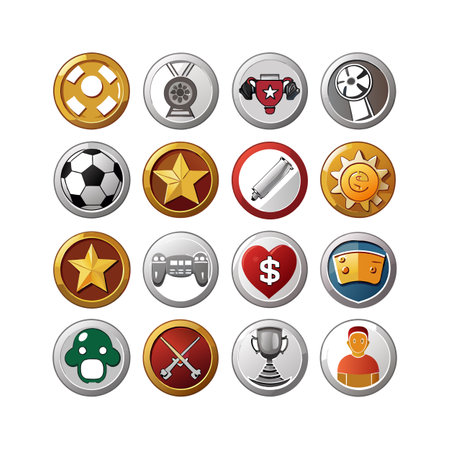 Hobbies and Interests Icon Set Collection for Documents, Websites and Mobile Applicationsのイラスト素材
