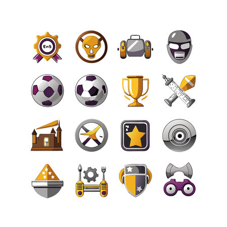 Hobbies and Interests Icon Set Collection for Documents, Websites and Mobile Applicationsのイラスト素材
