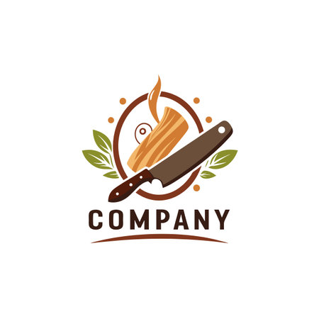 Logo Design for Restaurant and Food Companyのイラスト素材