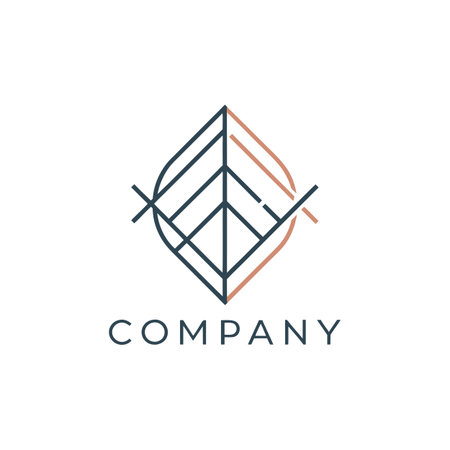 Minimalist Logo Design for any Corporate , Brand, Business Companyのイラスト素材