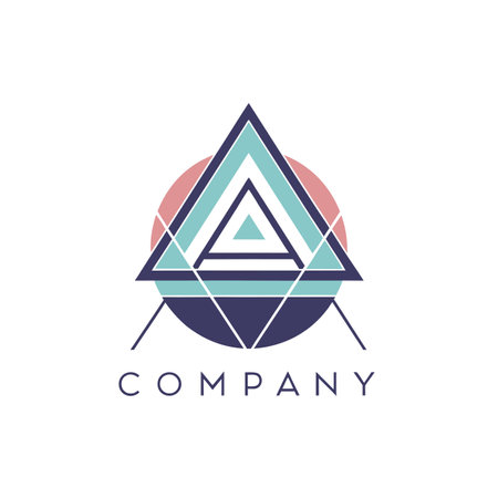 Minimalist Logo Design for any Corporate , Brand, Business Companyのイラスト素材