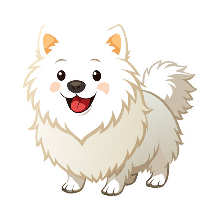 Realistic Pet Cat , Dog Vector Illustration Conceptsのイラスト素材