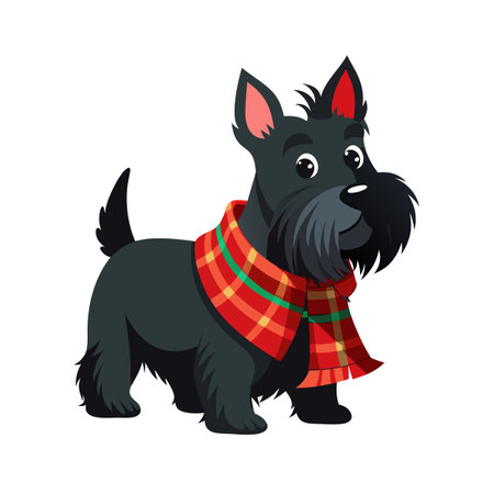 Realistic Pet Cat , Dog Vector Illustration Conceptsのイラスト素材