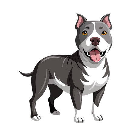 Realistic Pet Cat , Dog Vector Illustration Conceptsのイラスト素材