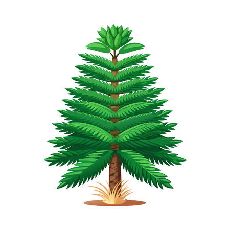 Beautiful Houseplant Vector Illustration Conceptのイラスト素材