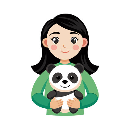 Kids Playing and Entertaining Moments Vector Illustrationのイラスト素材