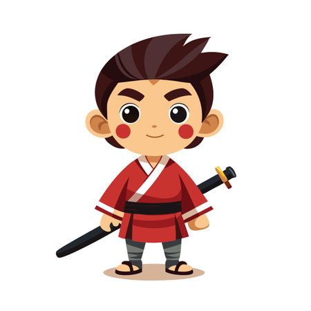 Kids Playing and Entertaining Moments Vector Illustrationのイラスト素材