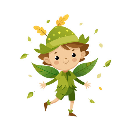 Kids Playing and Entertaining Moments Vector Illustrationのイラスト素材