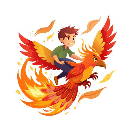 Kids Playing and Entertaining Moments Vector Illustrationのイラスト素材