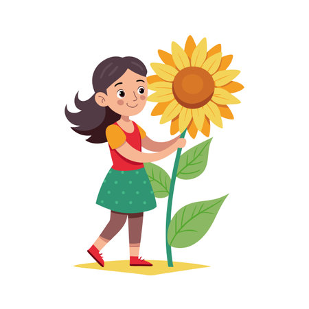 Kids Playing and Entertaining Moments Vector Illustrationのイラスト素材