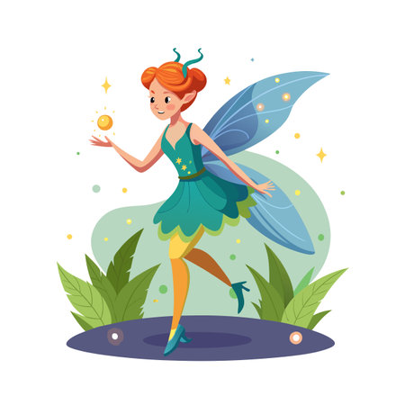 Kids Playing and Entertaining Moments Vector Illustrationのイラスト素材