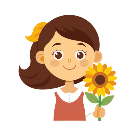 Kids Playing and Entertaining Moments Vector Illustrationのイラスト素材