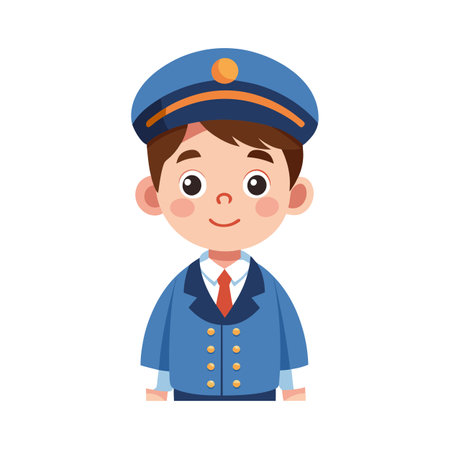 Kids Playing and Entertaining Moments Vector Illustrationのイラスト素材