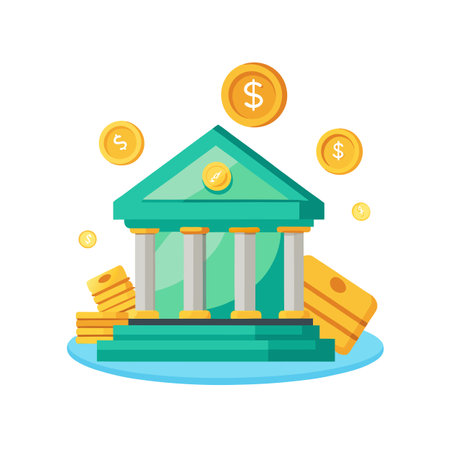 Business and Finance Icon Vector Illustrationのイラスト素材