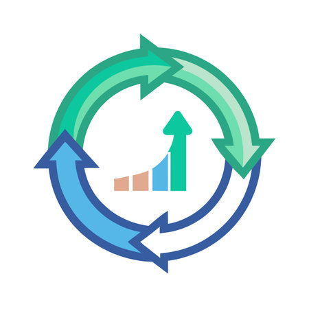Business and Finance Icon Vector Illustrationのイラスト素材