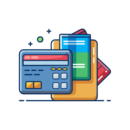 Business and Finance Icon Vector Illustrationのイラスト素材