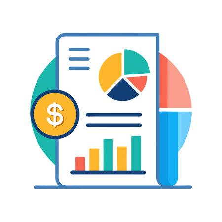 Business and Finance Icon Vector Illustrationのイラスト素材