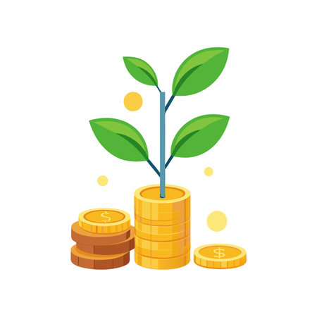 Business and Finance Icon Vector Illustrationのイラスト素材
