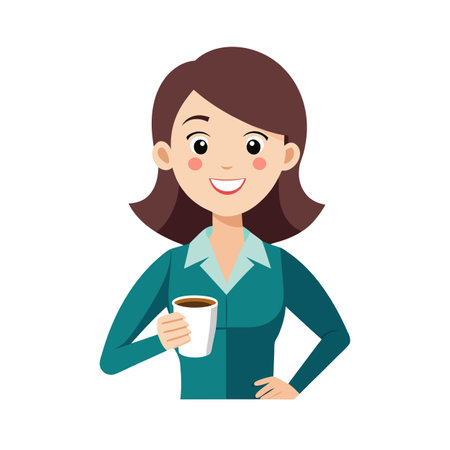 People working in the office vector illustrationのイラスト素材