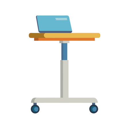 Realistic Office and Home Furniture Vector Illustrationのイラスト素材