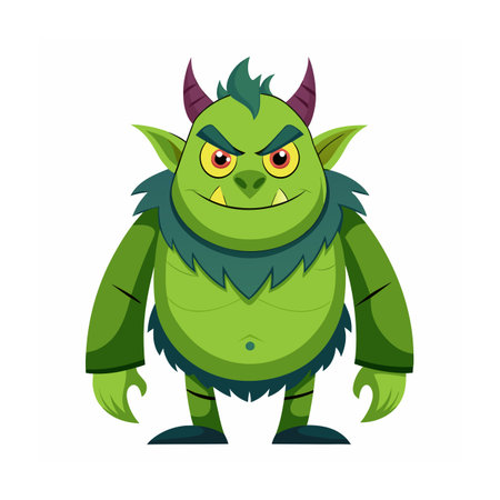 Beautiful Professional Cartoon Character Design Vector illustrationのイラスト素材