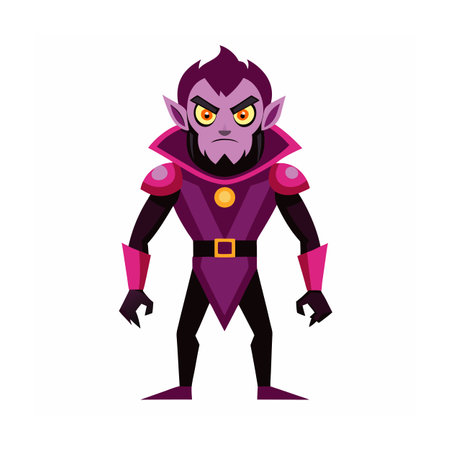 Beautiful Professional Cartoon Character Design Vector illustrationのイラスト素材