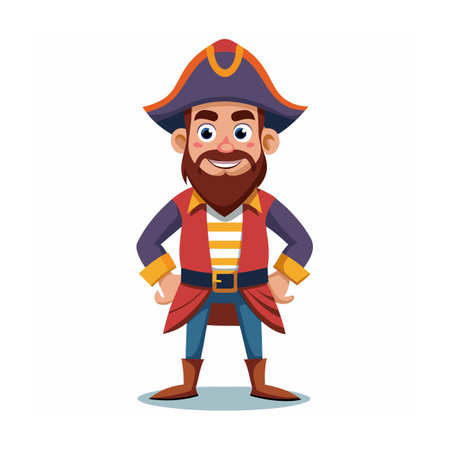 Beautiful Professional Cartoon Character Design Vector illustrationのイラスト素材