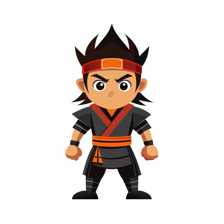 Beautiful Professional Cartoon Character Design Vector illustrationのイラスト素材