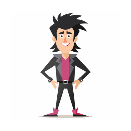 Beautiful Professional Cartoon Character Design Vector illustration