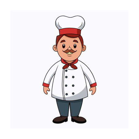 Beautiful Professional Cartoon Character Design Vector illustrationのイラスト素材