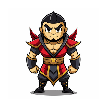 Beautiful Professional Cartoon Character Design Vector illustrationのイラスト素材