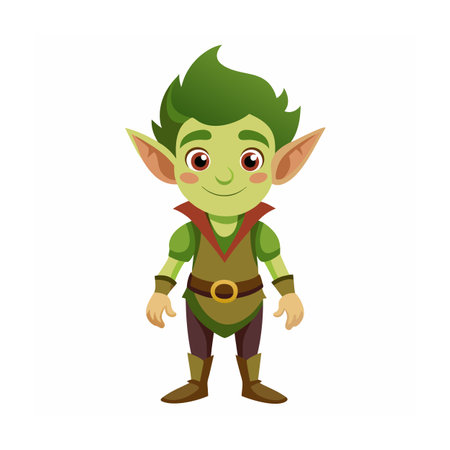 Beautiful Professional Cartoon Character Design Vector illustrationのイラスト素材