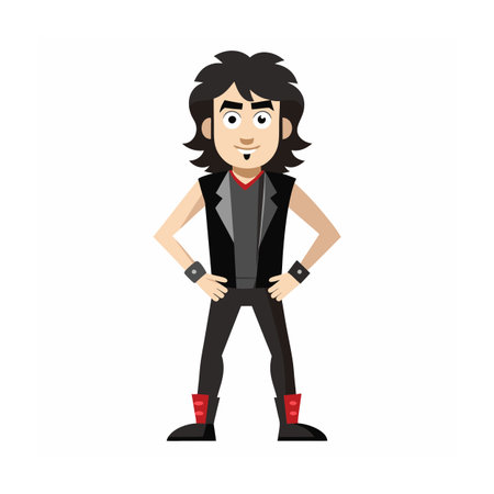 Beautiful Professional Cartoon Character Design Vector illustration