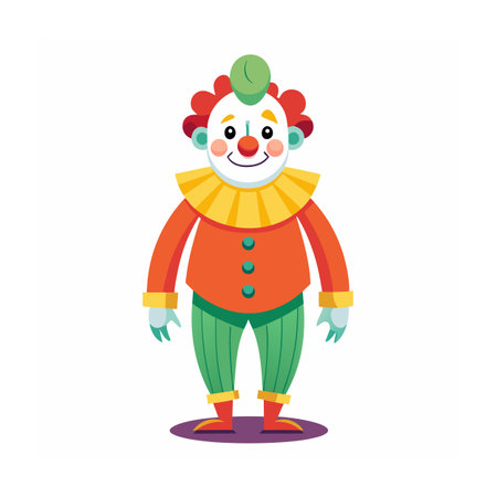 Beautiful Professional Cartoon Character Design Vector illustrationのイラスト素材