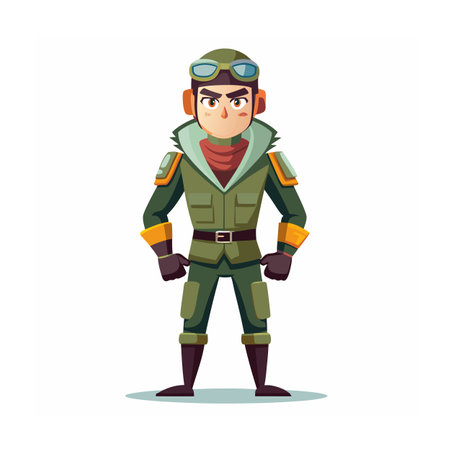 Beautiful Professional Cartoon Character Design Vector illustrationのイラスト素材