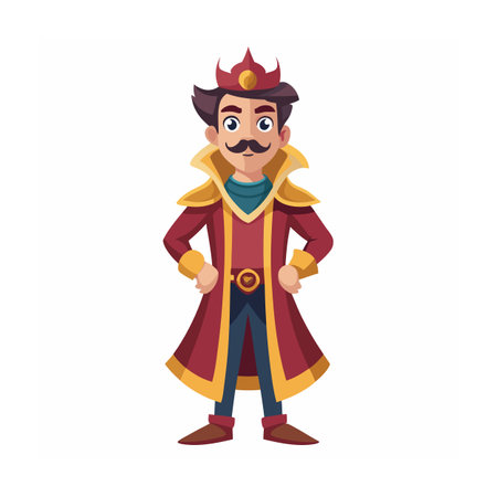 Beautiful Professional Cartoon Character Design Vector illustrationのイラスト素材
