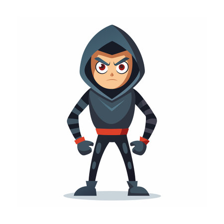 Beautiful Professional Cartoon Character Design Vector illustration