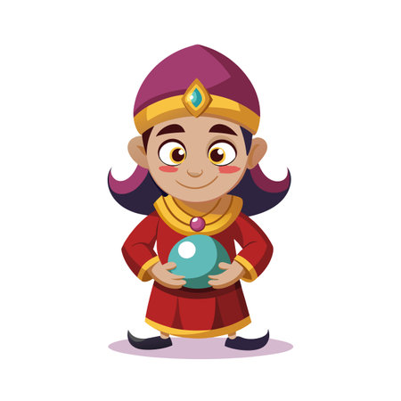 Beautiful Professional Cartoon Character Design Vector illustrationのイラスト素材