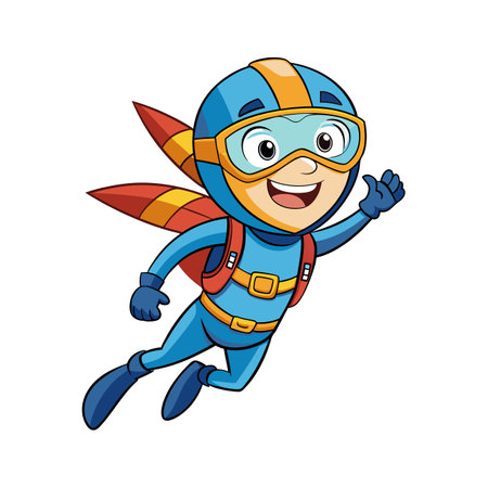 Beautiful Professional Cartoon Character Design Vector illustrationのイラスト素材