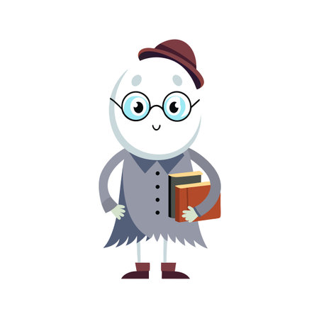 Beautiful Professional Cartoon Character Design Vector illustrationのイラスト素材