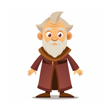 Beautiful Professional Cartoon Character Design Vector illustrationのイラスト素材