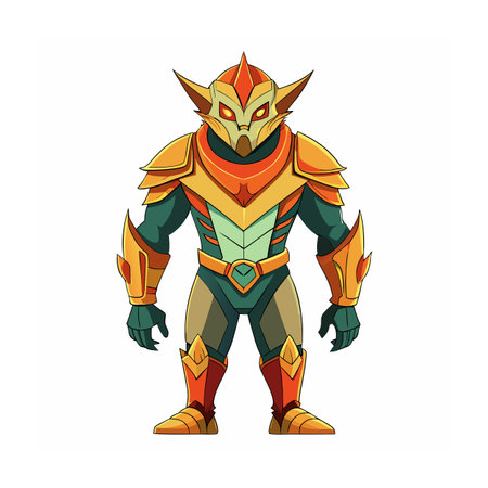 Beautiful Professional Cartoon Character Design Vector illustrationのイラスト素材